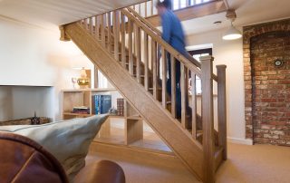 Hampshire Oak Spindle Staircase Renovation