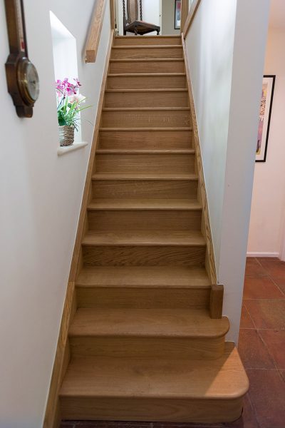 Oak & Glass Staircase Design
