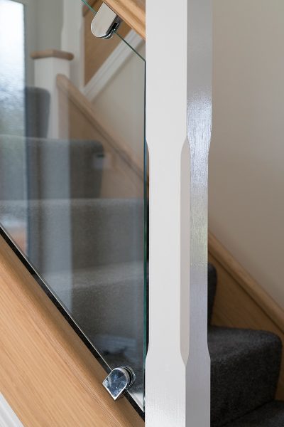 Painted and Glass Staircase Renovations - Hambledon Staircases